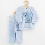 Dojenčkov komplet majica in hlače New Baby Happy Elephant blue 86 (12-18m)