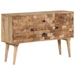 vidaXL Komoda 110x30x70 cm trden mangov les