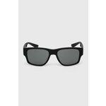 Sončna očala Armani Exchange moška, črna barva, 0AX4141SU - črna. Sončna očala iz kolekcije Armani Exchange. Model s toniranimi stekli in okvirjem iz plastike.