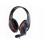 Gembird GHS-05-O gaming slušalke, 3.5 mm, oranžna/črna, 102dB/mW, mikrofon