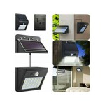 aptel 30LED SMD solarna stenska svetilka s PIR sezorjem gibanja dvodelna