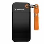 VERBATIM Zunanji SSD disk 1TB Pocket USB3.2 Gen 2, črna/oranžna