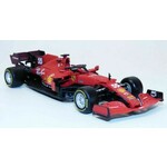 Bburago 1:43 Ferrari Racing F1 SF21 #55 (Carlos Sainz) s čelado - trdi kovček