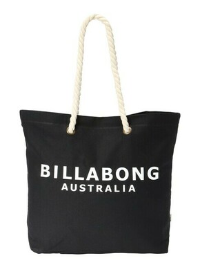Billabong torbica - črna. Velika torbica iz kolekcije Billabong. Model brez zapenjanja