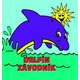 WEBHIDDENBRAND Delfin dirkač - knjiga za kopel
