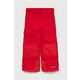 Otroške hlače Columbia rdeča barva - rdeča. Otroško Hlače iz kolekcije Columbia. Model izdelan iz enobarvne tkanine.