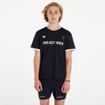 Majica Under Armour Project Rock Rugby Shirt Black/ White L
