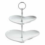 2-stopenjski porcelanast etažer Maxwell & Williams Amore