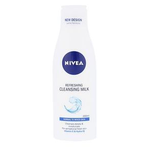 Nivea Refreshing čistilno mleko za normalno in mešano kožo 200 ml za ženske