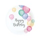 WEBHIDDENBRAND Papirnati krožniki Happy Birthday premer 22,8 cm, 8 kosov