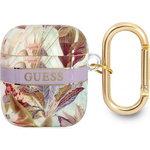 Guess GUA2HHFLU AirPods cover purple Flower Strap Collection (GUA2HHFLU)