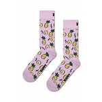 Nogavice Happy Socks Pineapple Sock vijolična barva - vijolična. Nogavice iz kolekcije Happy Socks. Model izdelan iz elastičnega, vzorčastega materiala.