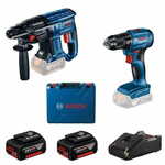 BOSCH Professional set akumulatorskega orodja GBH 180-LI + GSR 185-LI (0615990N20)