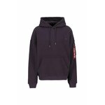 ALPHA INDUSTRIES Majica 'Alpha Essentials RL' sliva / rdeča / bela