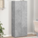 vidaXL Arhivska omara betonsko siva 60x32x153 cm inženirski les