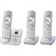 Panasonic KX-TG6823 brezžični telefon, DECT, beli/srebrni