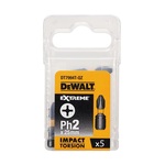 VIJAČ PH2/25 IR TORSION ZA UDAR. VIJAČ. 5KOM Dewalt DT7994T