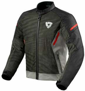 Rev'it! Jacket Torque 2 H2O Grey/Red 3XL Tekstilna jakna