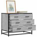 vidaXL Predalnik siva sonoma 70x41x56 cm inženirski les