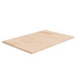 VIDAXL Kopalniški pult 60x40x1,5 cm neobdelana trdna hrastovina