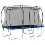 VIDAXL Trampolin komplet pravokoten 335x244x90 cm 150 kg