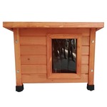 @Pet @Pet @Pet Zunanja mačja hišica XL 68,5x54x51,5 cm les rjava