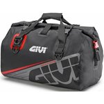 Givi EA115GR Waterproof Cylinder Seat Bag 40L Grey Red