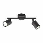 Črno kovinsko LED točkovno svetilo 8x30 cm Vano – Fischer & Honsel