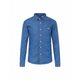jeans srajca Levi's moška, mornarsko modra barva - mornarsko modra. Srajca iz kolekcije Levi's. Model izdelan iz bombažne tkanine. Ima klasičen, mehek ovratnik.