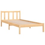 Greatstore Posteljni okvir iz trdne borovine 75x190 cm UK Small Single