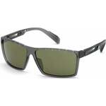 Adidas SP0010 20N Transparent Frosted Grey/Green Kolor Up Športna očala