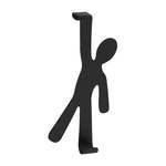 Črn obešalnik za vrata Wenko Hook Boy Door Hook