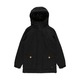 Otroška jakna Protest črna barva - črna. Otroški jakna iz kolekcije Protest. Podložen model, izdelan iz iz vodoodpornega materiala.