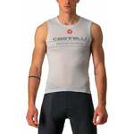 Castelli Active Cooling Sleeveless Brezrokavnik Silver Gray XL