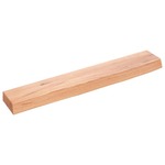 vidaXL Stenska polica svetlo rjava 80x10x4 cm trdna hrastovina