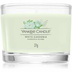 Yankee Candle Votivna sveča v steklu White Gardenia 37 g