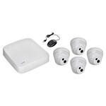 Tenda K4P-4CR - Video varnost PoE Kit 4MPx NVR CCTV 4CH + 4x kamera
