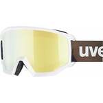 UVEX Athletic CV White Mat/Mirror Gold/Green Smučarska očala