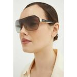 Sončna očala VOGUE ženska, črna barva, 0VO4302S - črna. Sončna očala iz kolekcije VOGUE. Model s toniranimi stekli in okvirji iz kombinacije umetne snovi in kovine. Ima filter UV 400.