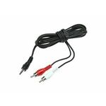 E-green avdio kabel 3.5mm - 2xRCA, 10m