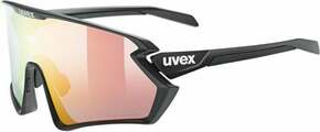 UVEX Sportstyle 231 2.0 V Black Matt/Variomatic Litemirror Red Kolesarska očala