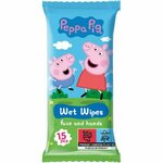 Peppa Pig Wet Wipes vlažni čistilni robčki za otroke 15 kos