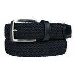 Alberto Basic Braided Mens Navy 105 cm Pasovi