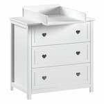Bela otroška komoda 90x103x73 cm Amori – Vipack