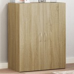 vidaXL Arhivska omara sonoma hrast 60x32x77,5 cm inženirski les