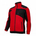 JAKNA FLIS OJAČANA RDEČE-ČRNA 2XL LAHTI L4011505