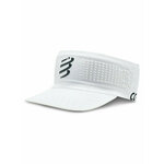Compressport Športni trak s šiltom Spiderweb Headband On/Off CU00006B Bela