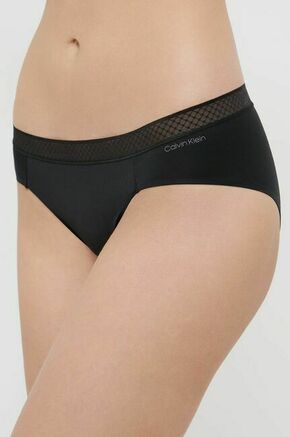 Calvin Klein Underwear spodnjice - črna. Spodnjice iz kolekcije Calvin Klein Underwear. Model iz gladka tkanina.