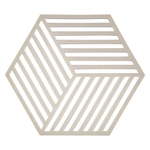 Svetlo siva podloga za vročo posodo Zone Hexagon