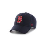47brand kapa Boston Red Sox - mornarsko modra. Kapa s šiltom vrste baseball iz kolekcije 47brand. Model izdelan iz enobarvne tkanine.